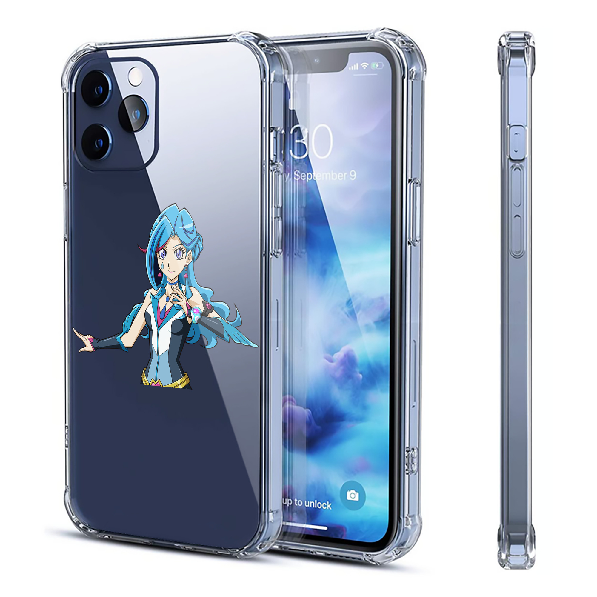 （画像用） 遊☆戯☆王 Yu-Gi-Oh! 【iPhone 12シリーズ対応】透明スマホケース（クリアソフトケース）